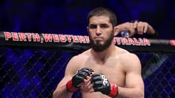 Islam Makhachev of Russia is seen before his fight with Alex Volkanovski of Australia during their Lightweight title bout at UFC 284