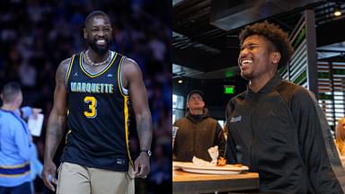 Dwayne Wade (L) and Kam Jones (R)