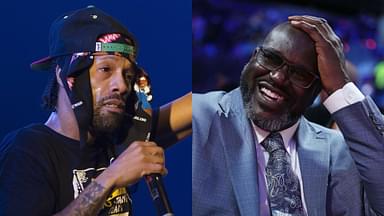 Redman (L) and Shaquille O'Neal (R)