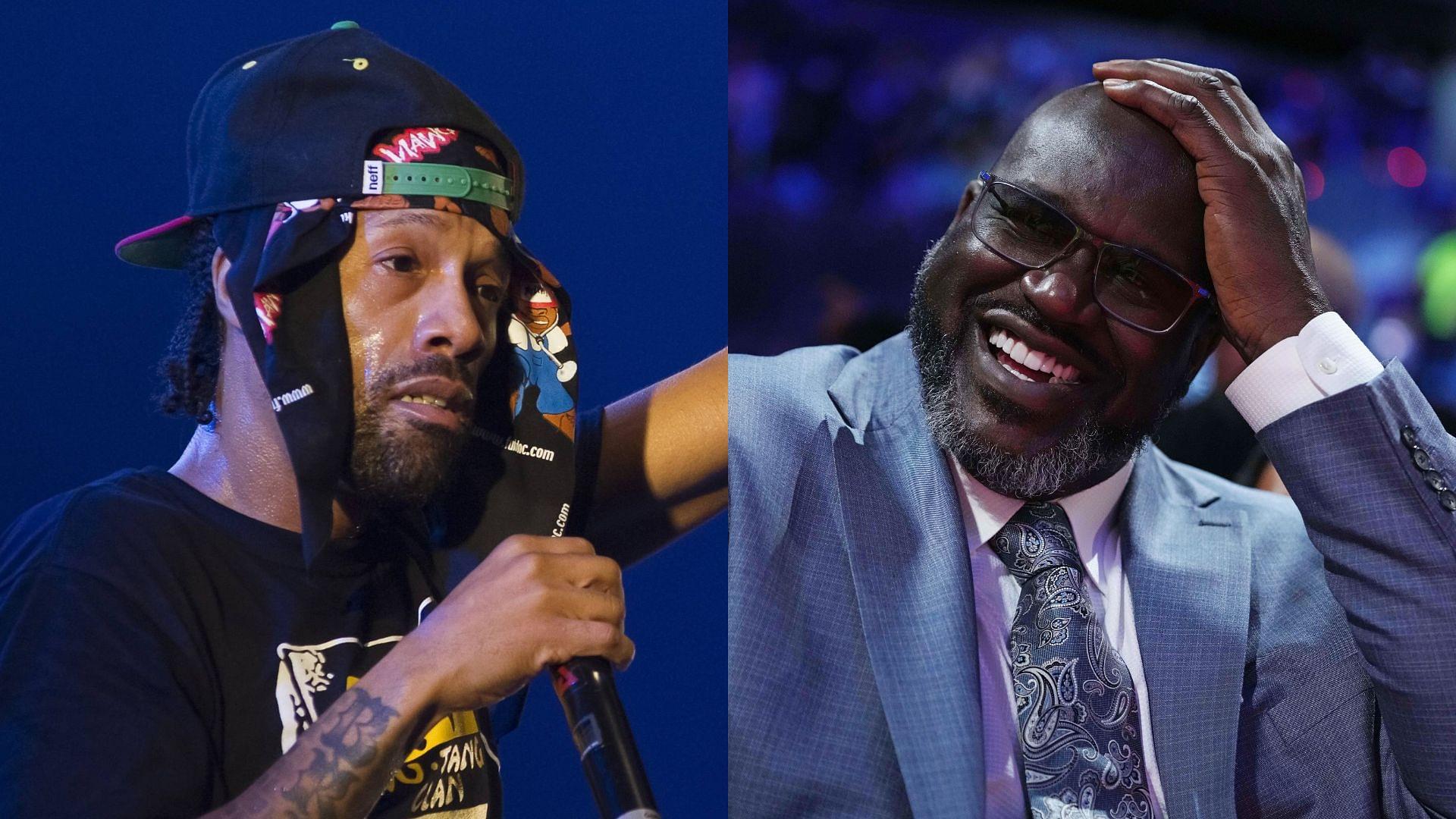 Redman (L) and Shaquille O'Neal (R)