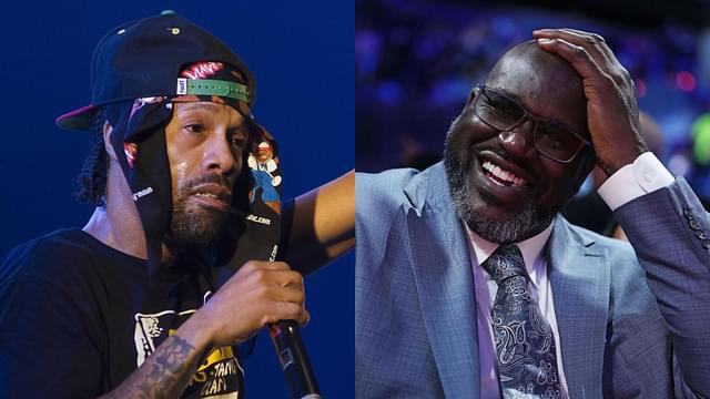 Redman (L) and Shaquille O'Neal (R)