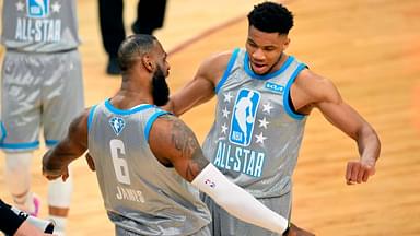 LeBron James and Giannis Antetokounmpo