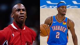 Michael Jordan (L) and Shai Gilgeous-Alexander (R)