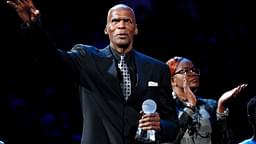 Robert Parish waves to the crowd after receiving the Sports Legacy Award on Monday, Jan. 20, 2020, before a game between the Grizzlies and Pelicans at the FedExForum in downtown Memphis