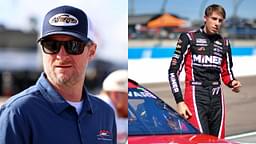 Dale Earnhardt Jr. and Carson Hocevar