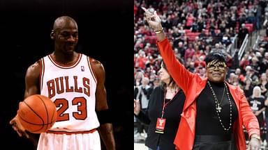 Michael Jordan (L) and Sheryl Swoopes (R)