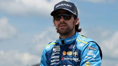 NASCAR Cup Series driver Ryan Blaney during practice and qualifying for The Great American Getaway 400 at Pocono Raceway.