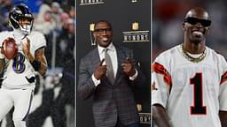 Lamar Jackson, Shannon Sharpe and Chad Johnson