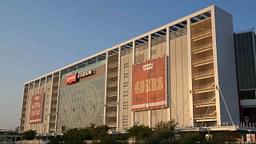 A general overall view of the Levi's Stadium exterior.