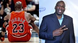 Michael Jordan (L) and Olden Polynice (R)