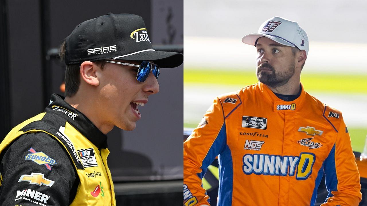 Carson Hocevar and Ricky Stenhouse Jr.