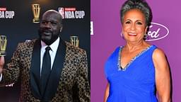 Shaquille O'Neal (L) and Cathy Hughes (R)