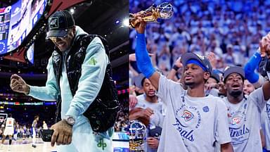 Allen Iverson (L), Shai Gilgeous-Alexander (R)