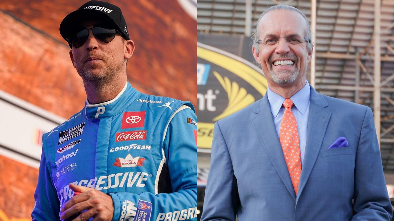Denny Hamlin and Kyle Petty