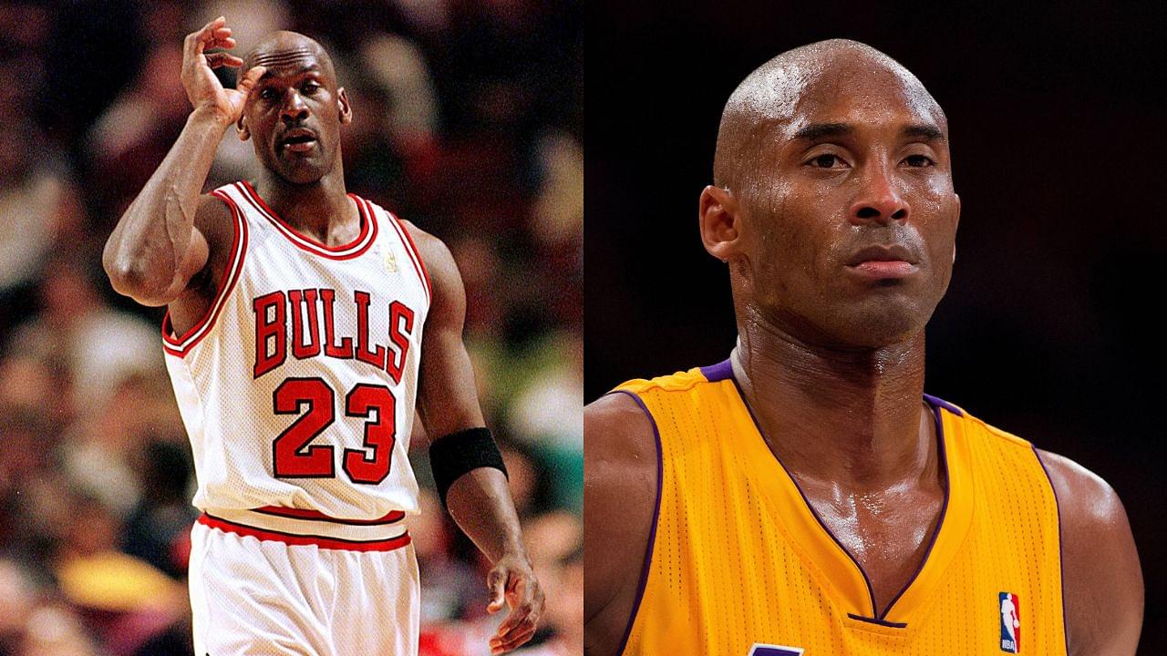Michael Jordan (L), Kobe Bryant (R)