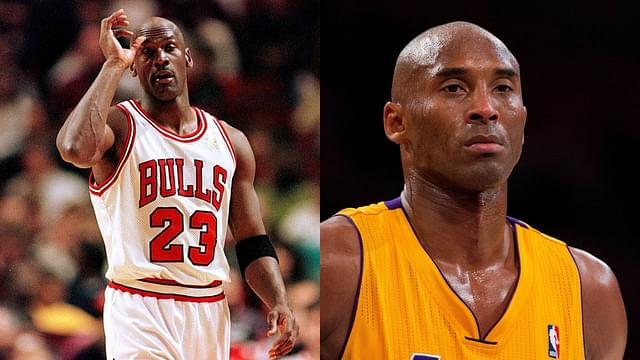Michael Jordan (L), Kobe Bryant (R)