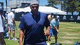 Charles Barkley is shown Thursday, July 10, 2025 at Edgewood Tahoe for the American Century Championshop celebrity golf tournament, Friday-Sunday.