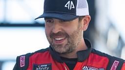 Former NASCAR Xfinity Series driver Tommy Joe Martins during the Nalley Cars 250 at Atlanta Motor Speedway.