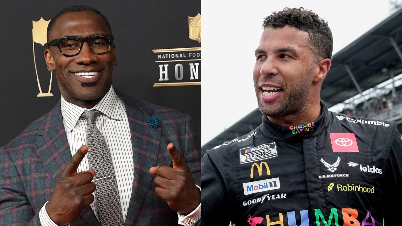Shannon Sharpe and Bubba Wallace