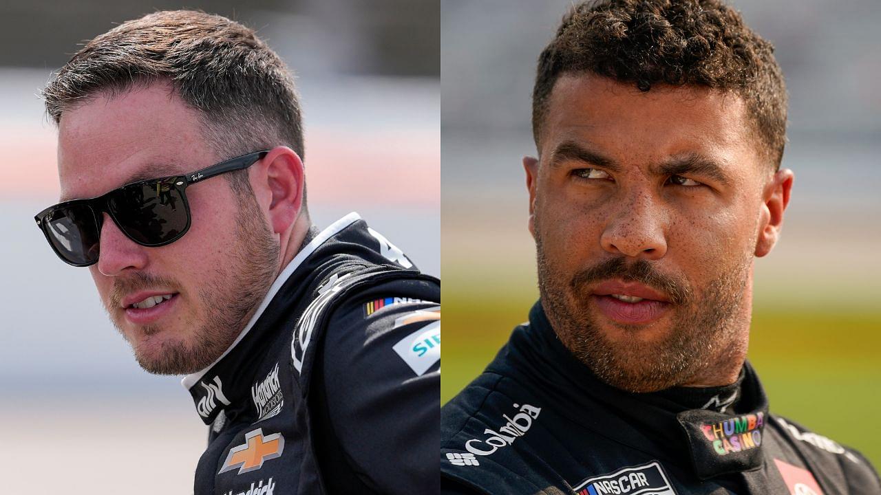 Alex Bowman and Bubba Wallace