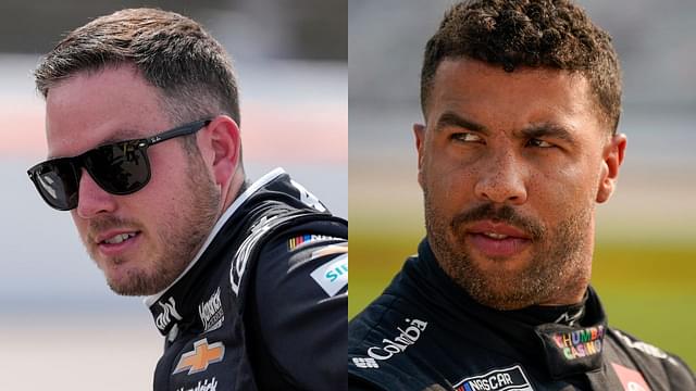 Alex Bowman and Bubba Wallace
