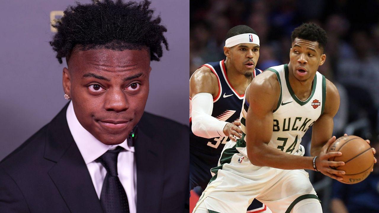 IShowSpeed (L), Giannis Antetokounmpo (R)