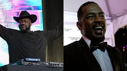 Shaquille O'Neal (L), Bill Bellamy (R)