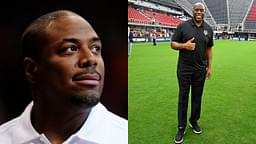 Cedric Ceballos (L), Magic Johnson (R)