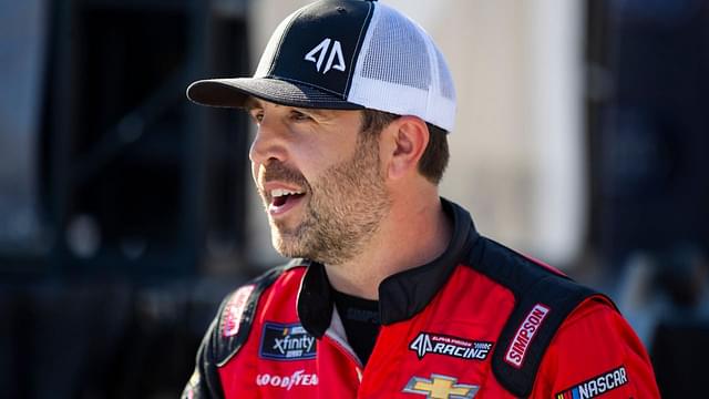 Former NASCAR Xfinity Series driver Tommy Joe Martins during the Nalley Cars 250 at Atlanta Motor Speedway.