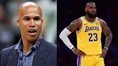Richard Jefferson (L), Lebron James (R)
