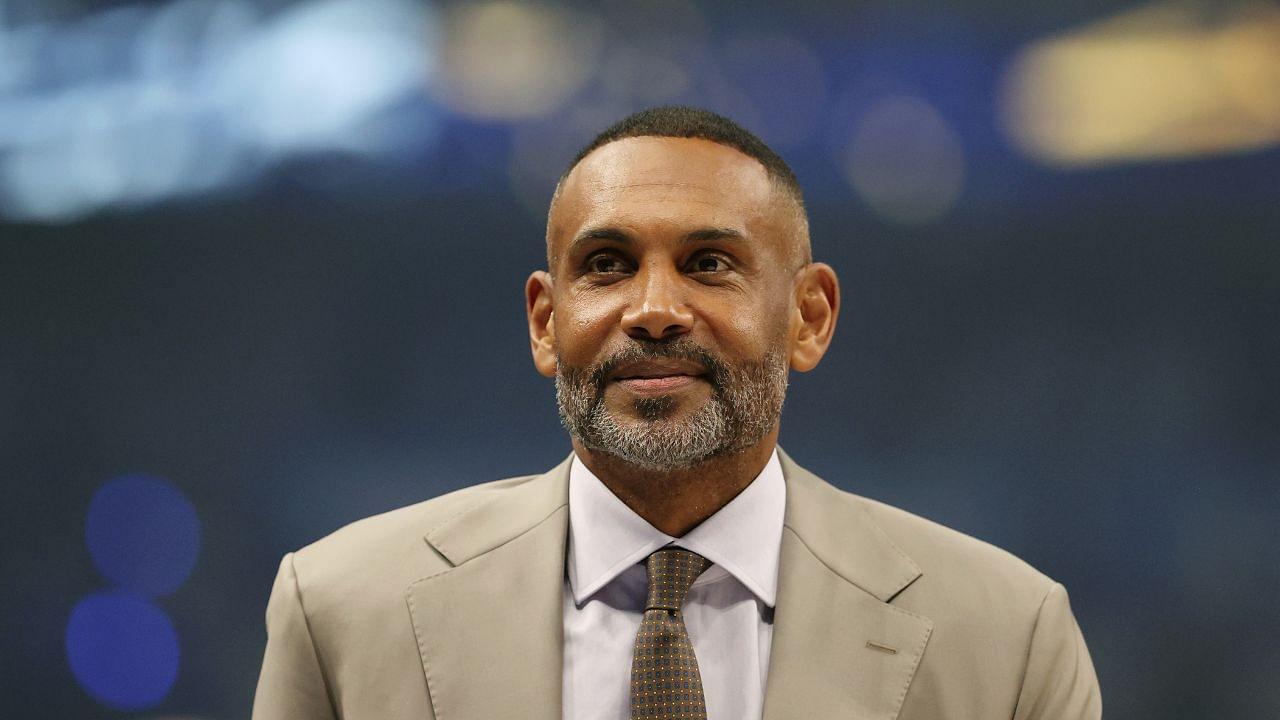 NBA former player Grant Hill looks on before game four of the 2024 NBA Finals between the Boston Celtics and the Dallas Mavericks at American Airlines Center.