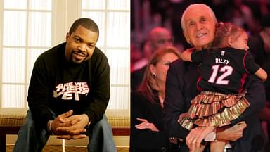 Ice Cube (L), Pat Riley (R)