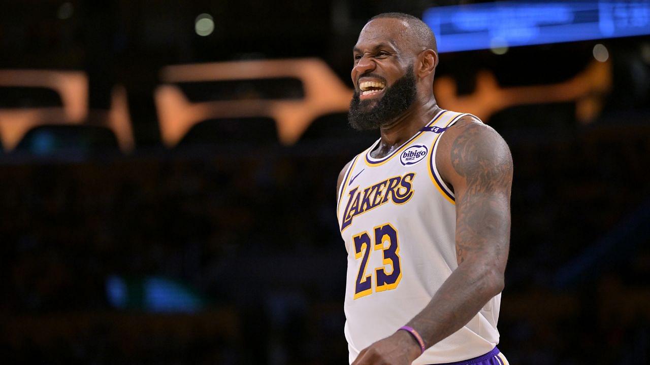 Los Angeles Lakers forward LeBron James (23) on the court during the game against the Minnesota Timberwolves at Crypto.com Arena