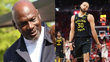 Michael Jordan(L) and Steph Curry(R)