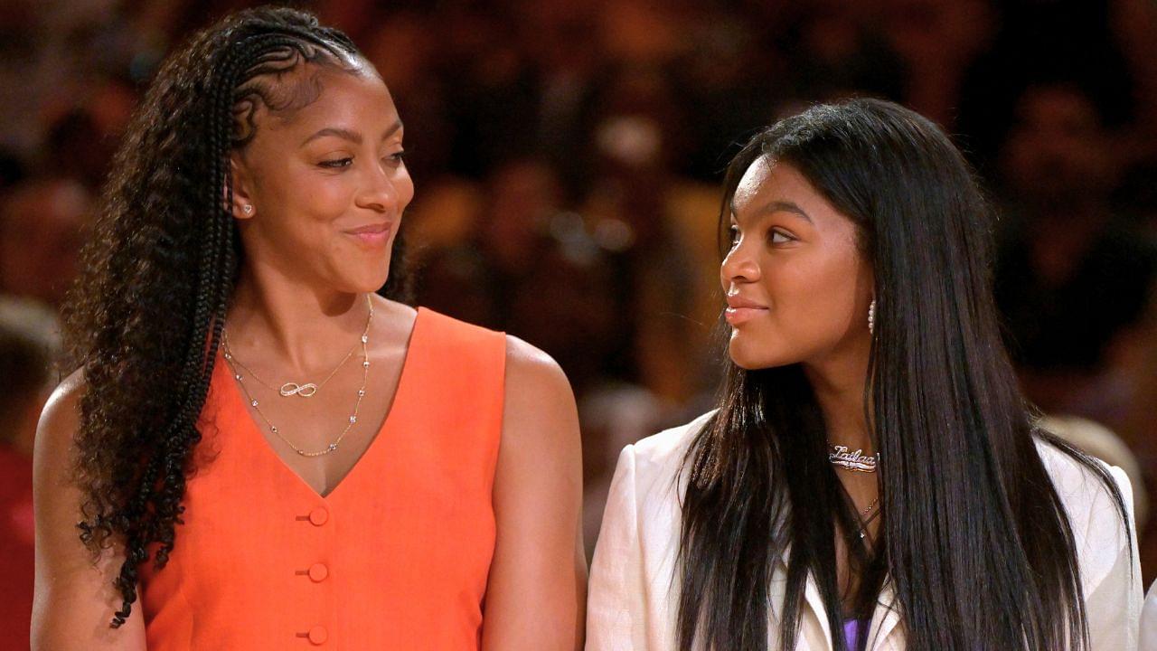Candace Parker and daughter Lailaa