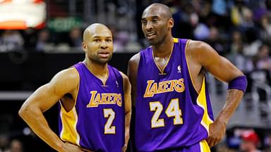 Derek Fisher and Kobe Bryant, Lakers v Wizards