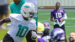 Tyreek Hill and Justin Jefferson