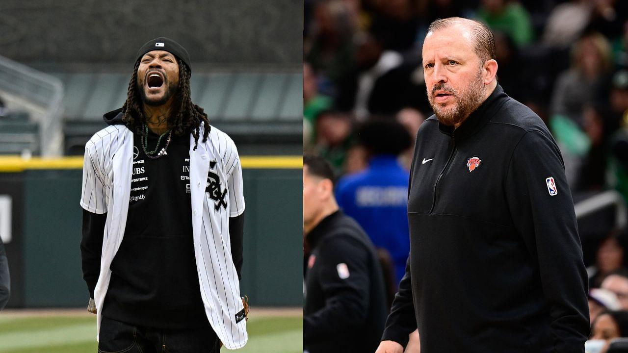 Derrick Rose (L), Tim Thibodeau (R)