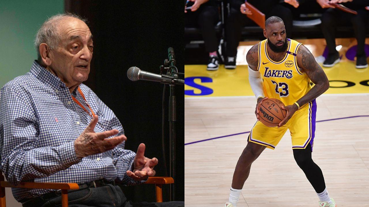 Sonny Vaccaro (L), LeBron James (R)