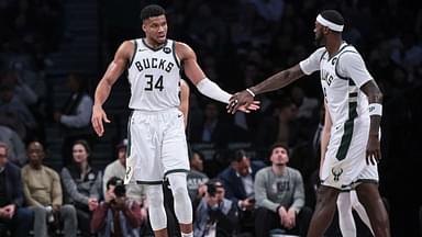 Giannis Antetokounmpo and Bobby Portis