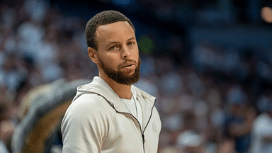 Golden State Warriors guard Stephen Curry (30) looks on against the Minnesota Timberwolves