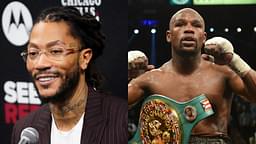 Derrick Rose (L) and Floyd Mayweather (R)