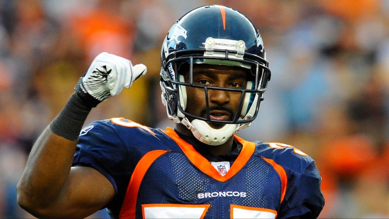 Denver Broncos cornerback Nate Jones (33) reacts to a play late in the first quarter against the Pittsburgh Steelers at Invesco Field. The Broncos defeated the Steelers 34-17.
