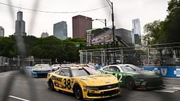 NASCAR Cup Series driver Zane Smith (38) drives during the Grant Park 165 at Chicago Street Race.