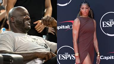 Shaquille O'Neal (L), Candace Parker (R)