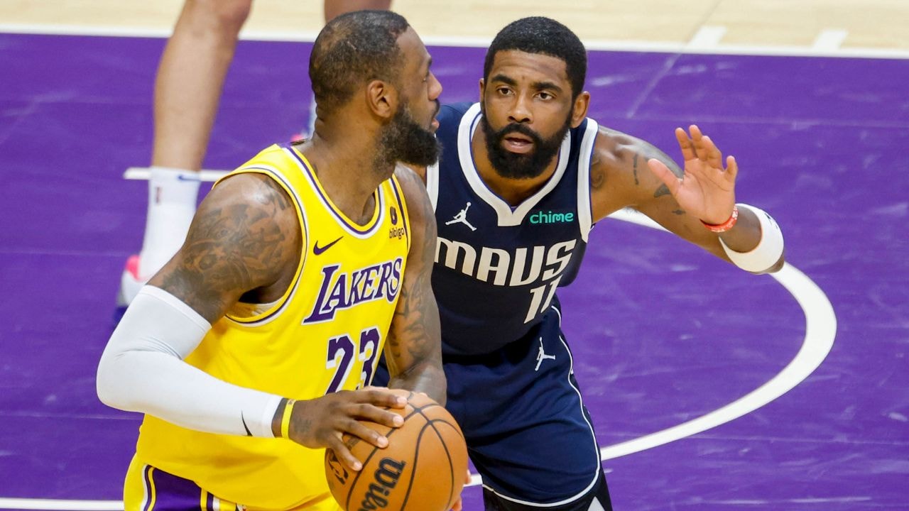 kyrie on the lakers