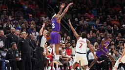 Phoenix Suns guard Bradley Beal (3) shoots against LA Clippers forward Kawhi Leonard (2) during the first half at PHX Center
