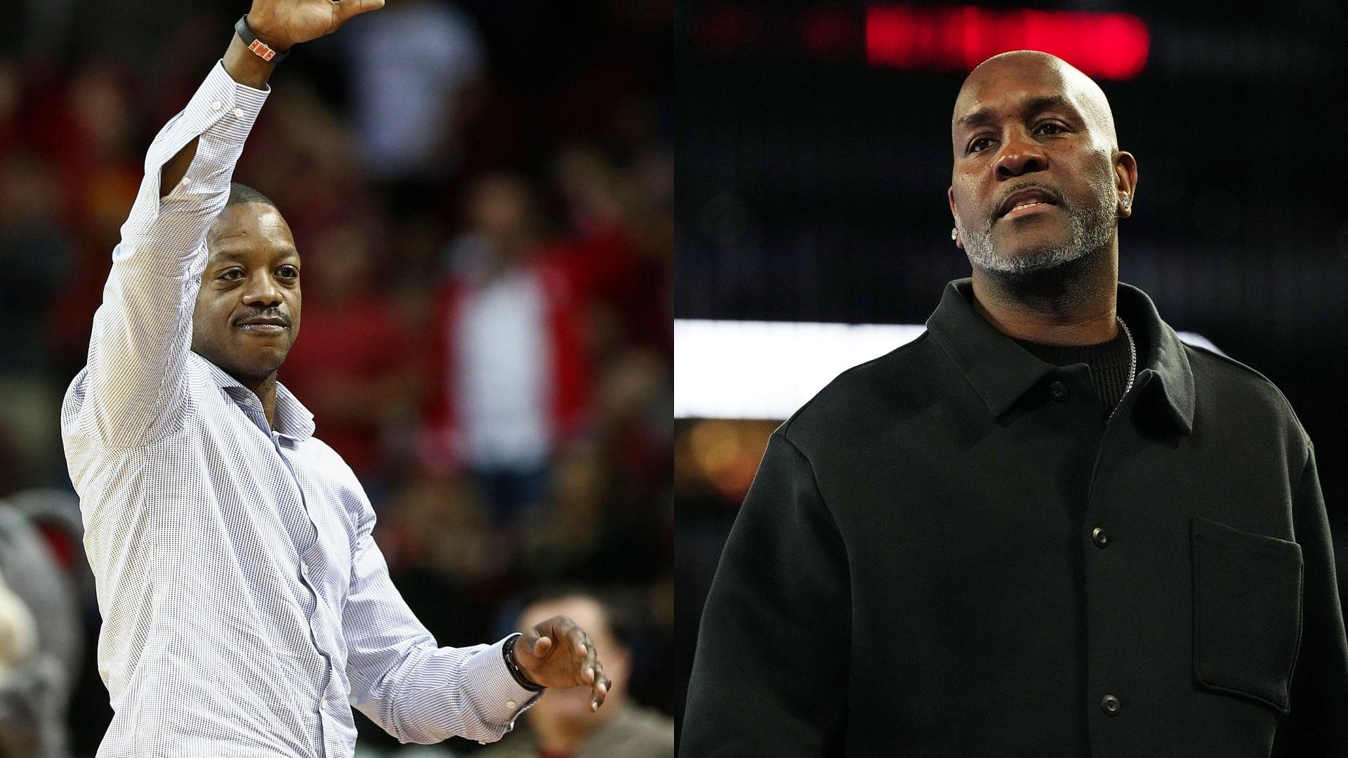 Steve Francis (L) and Gary Payton (R)