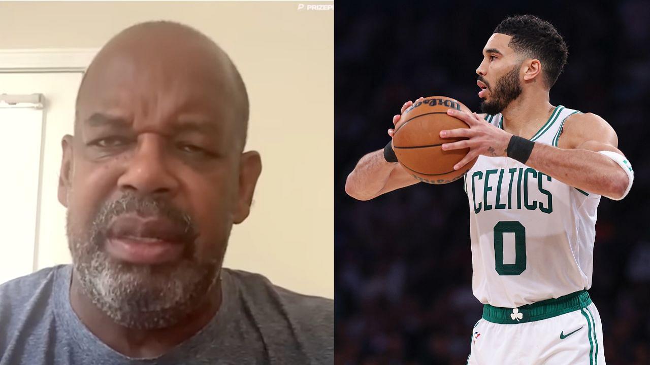 Cedric Maxwell (L) and Jayson Tatum (R)