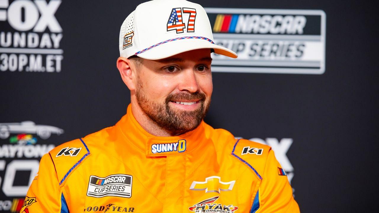 NASCAR Cup Series driver Ricky Stenhouse Jr during Daytona 500 media day at Daytona International Speedway.